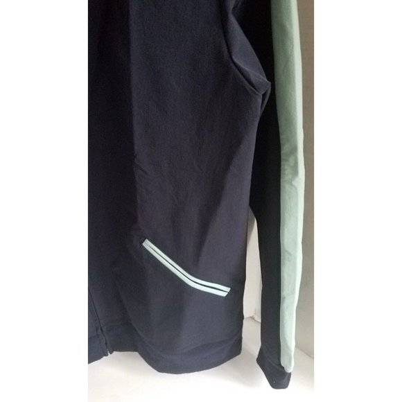 Sovereign Code Full Zip Windbreaker Jacket Mens Size Large Navy Blue Green - Picture 3 of 4